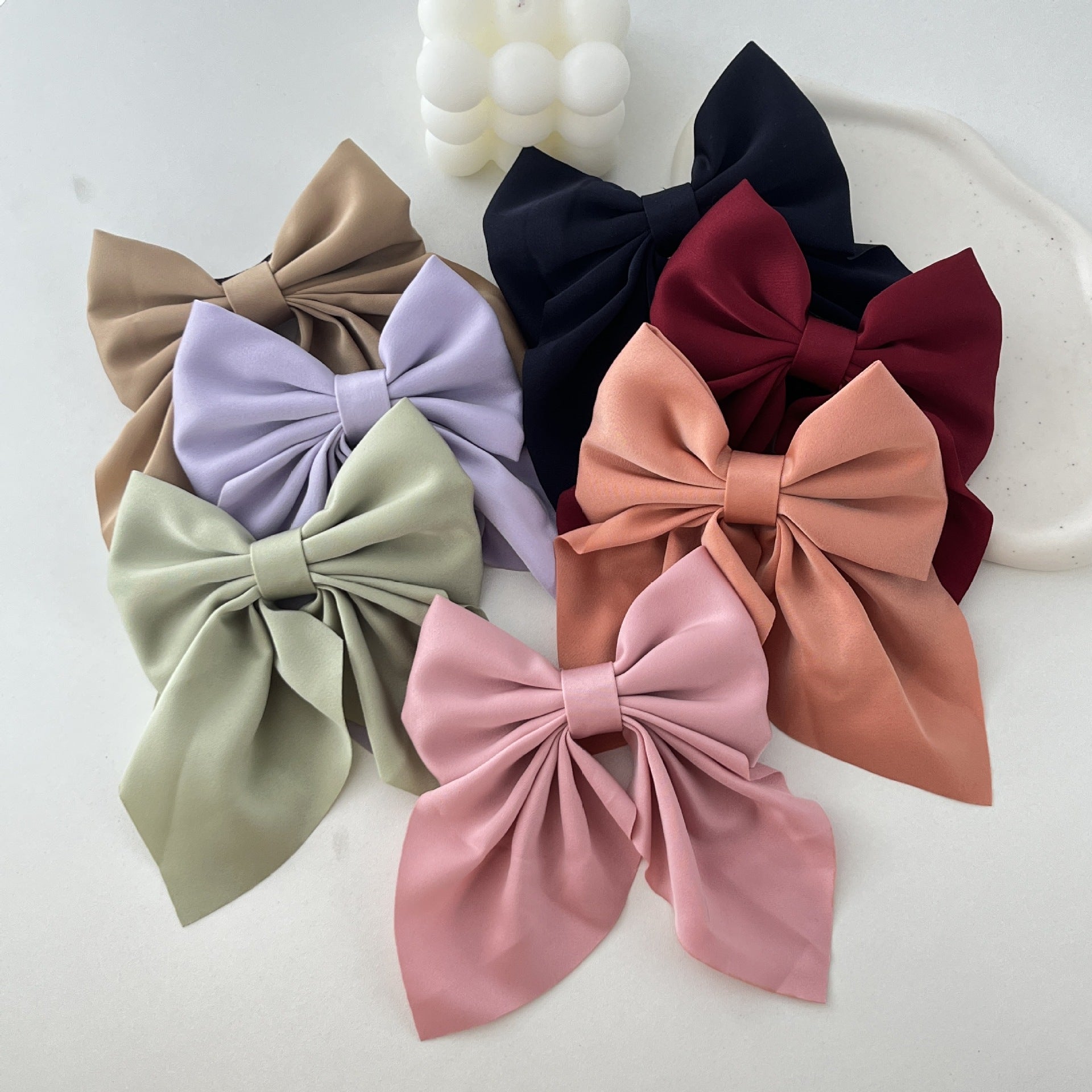 Women's Sweet Bow Knot Cloth Hair Clip