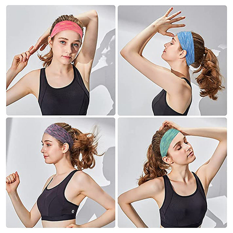 Unisex Hip-Hop Retro U Shape Plaid Imitation Cotton Hair Band