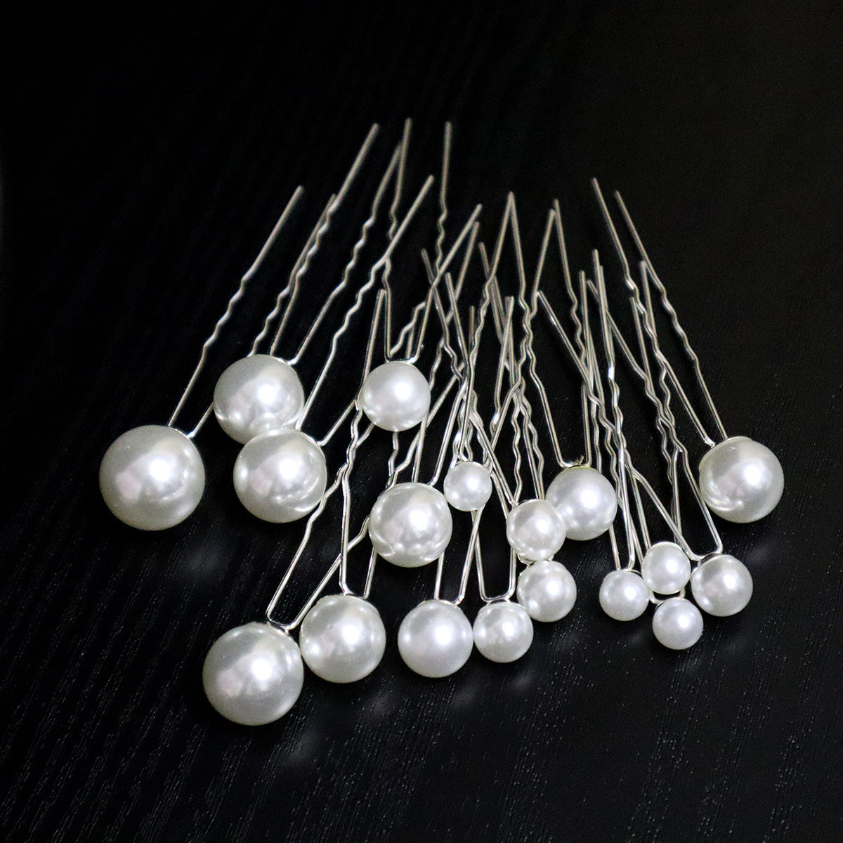 fashion geometric alloy artificial pearls 18 pieces