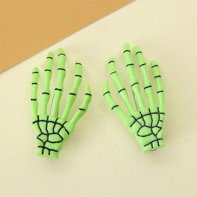 Halloween Funny Cool Style Women's Hand Plastic Hair Clip