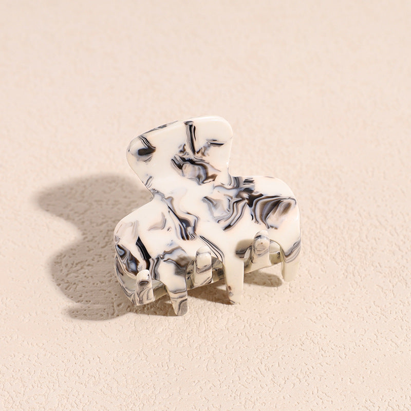 fashion marble acetic acid sheets handmade hair claws 1 piece