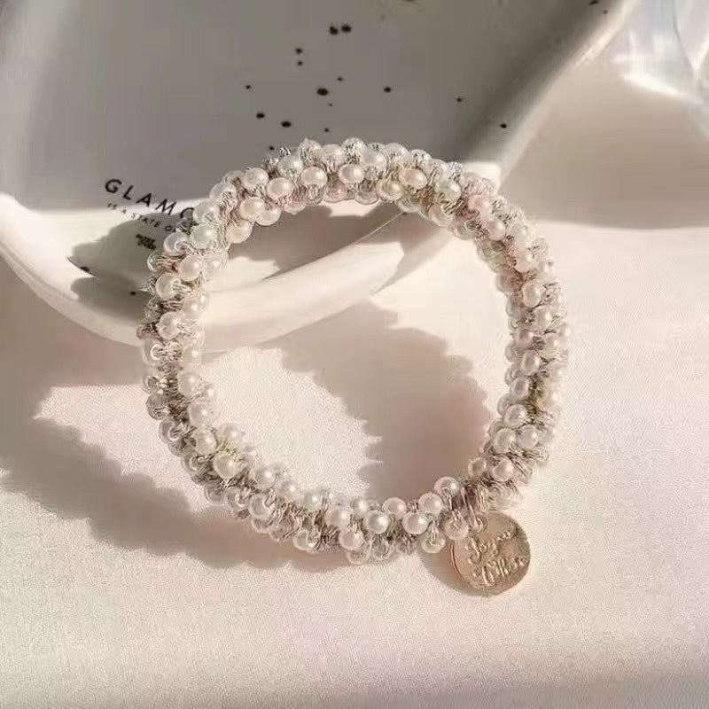 Women's Elegant Geometric Rhinestone Hair Tie