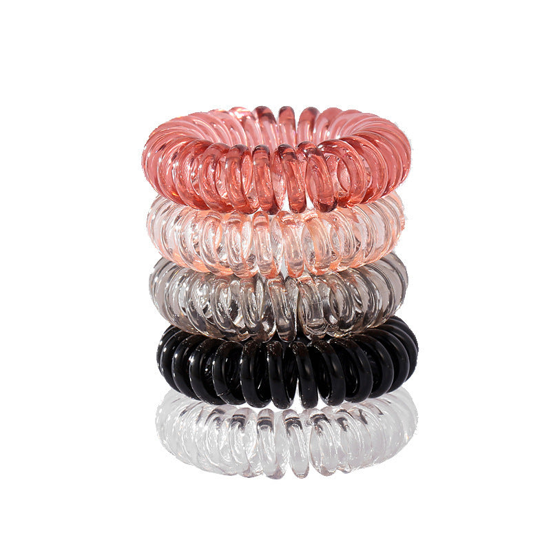 Women's Simple Style Solid Color Plastic Hair Tie
