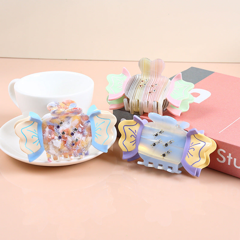 Women's Cute Candy Acetic acid sheets Hair Claws