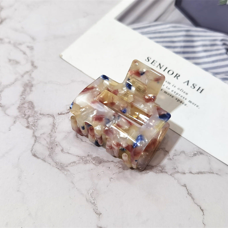 fashion geometric acetic acid sheets stoving varnish hair claws 1 piece