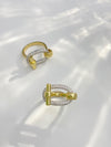 Jewelry Vintage Style Classic Style Geometric Copper Zircon Mixed Metal Rings Bracelets