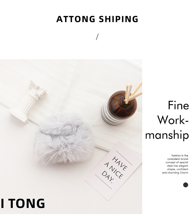 Women's Simple Style Classic Style Solid Color rabbit fur Hair Claws