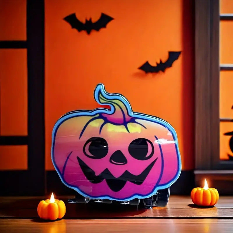 Halloween Hip-Hop Retro Funny Pumpkin PVC Holiday Daily