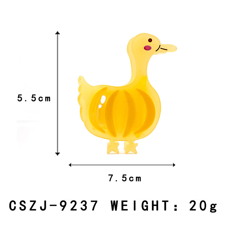 Urrykid Original Design Pumpkin Duck Cartoon Acetic Acid Grip Japanese and Korean  Cute Hairpin Hairpin Hair Ornaments