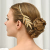 simple style leaf alloy hair band 1 piece