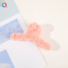 japanese style solid color plastic handmade hair claws 1 piece