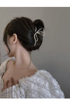 women's ig style elegant bow knot alloy plating hair claws