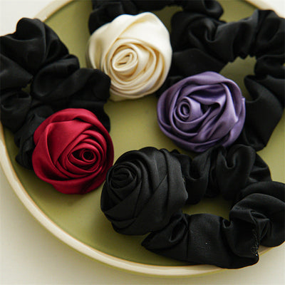 Women's Elegant Flower Cloth Hair Tie