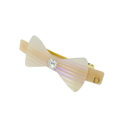 Women's Sweet Bow Knot Acetic acid sheets Inlay Artificial Diamond Hair Clip