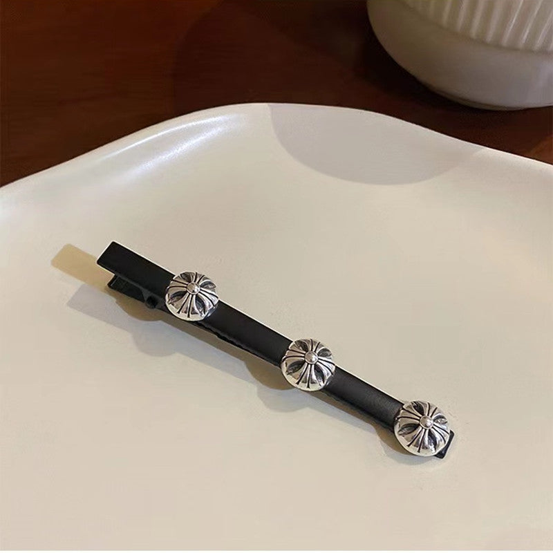 Women's Punk Cross Metal Hair Clip