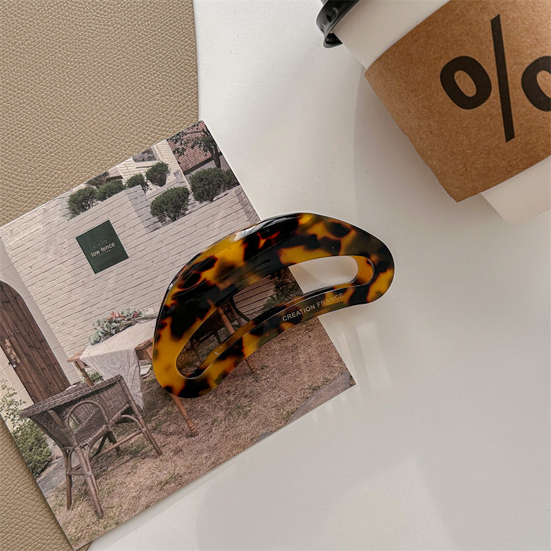 classic style color block acetic acid sheets hair claws