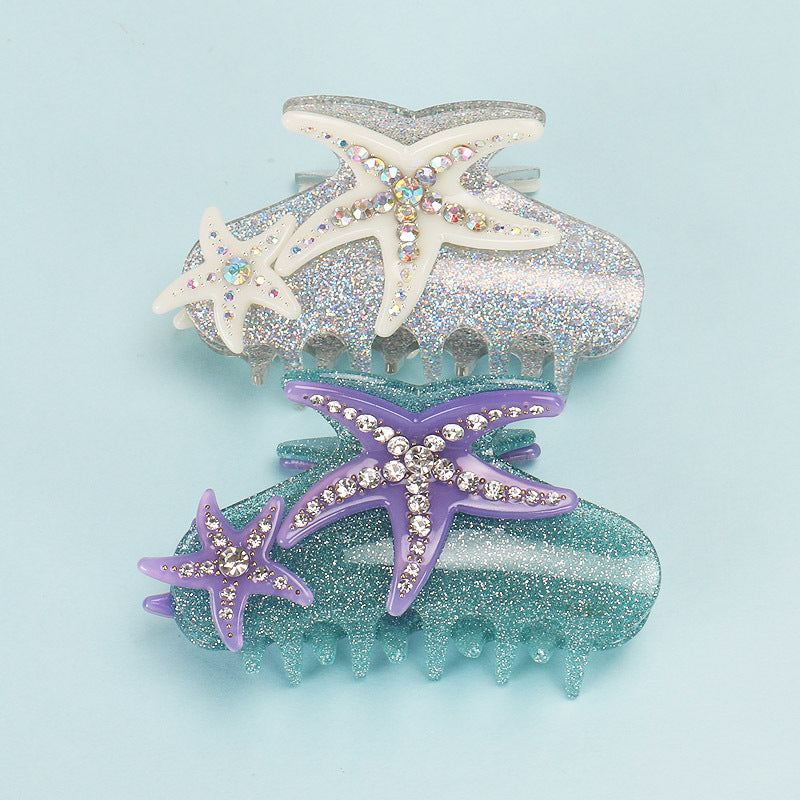 Women's Simple Style Classic Style Color Block Arylic Hair Claws