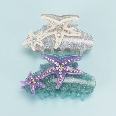 Women's Simple Style Classic Style Color Block Arylic Hair Claws
