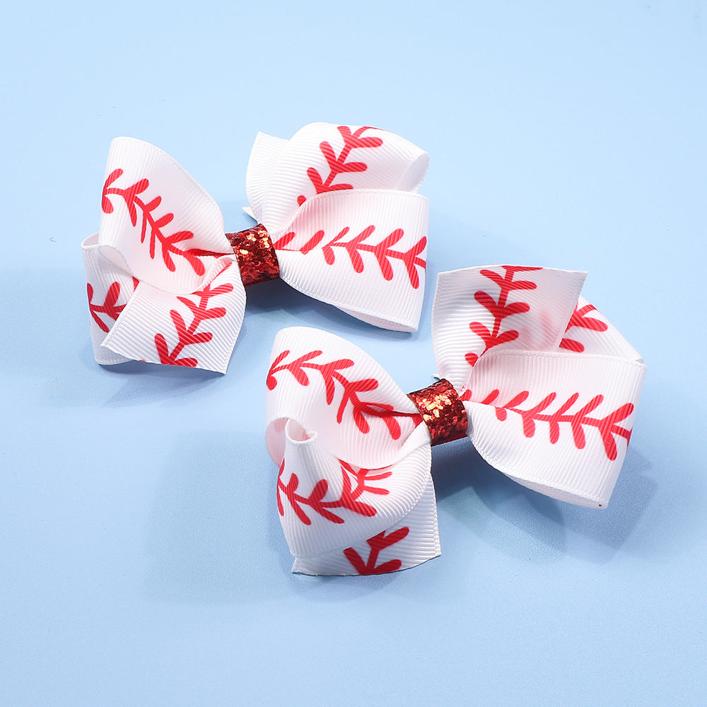 Kid'S Sweet Bow Knot Cloth Bowknot Hair Clip