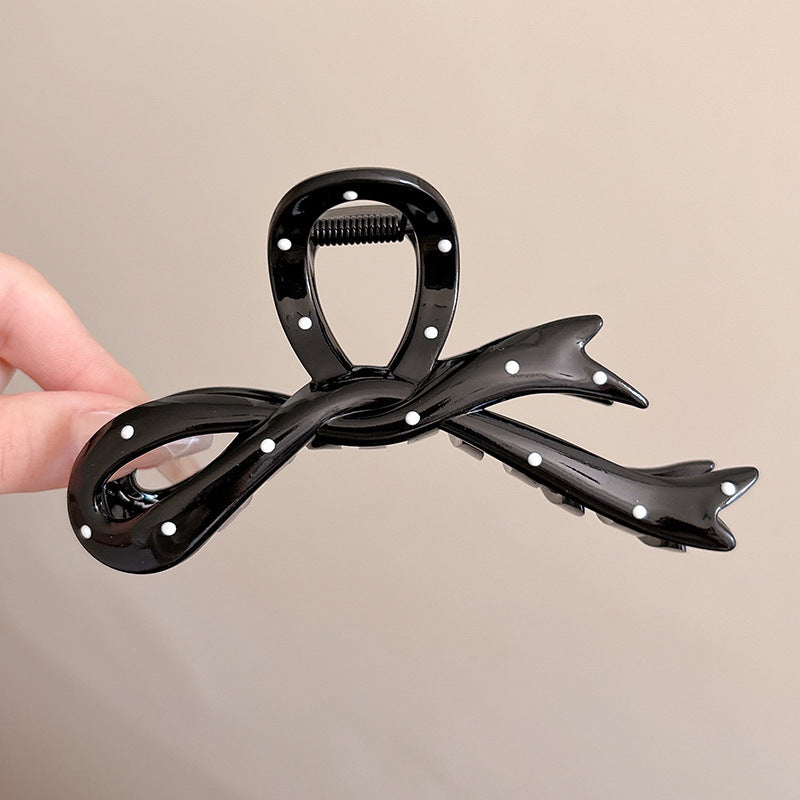 Cute love grab clip girl 2025 new popular high-end disc hair shark clip hairpin hair card headdress