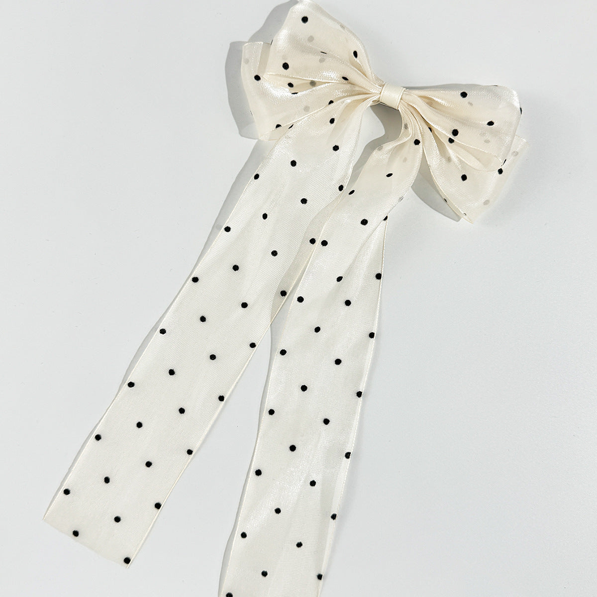 Women's Simple Style Bow Knot Gauze Hair Clip