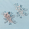 elegant flower rhinestone inlay rhinestones hair clip