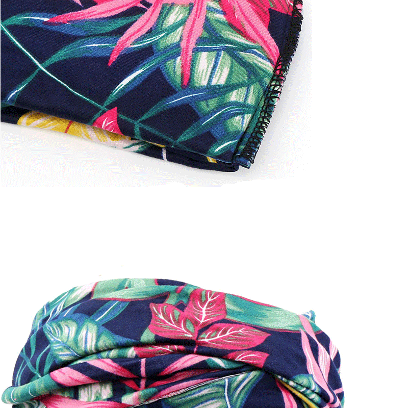 elegant streetwear plaid leopard cloth hair band