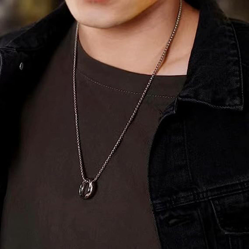 Jewelry Streetwear Letter 304 Stainless Steel Plating Pendant Necklace