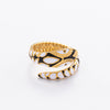 Jewelry Elegant Devil's Eye Star Heart Shape 304 Stainless Steel Open Rings
