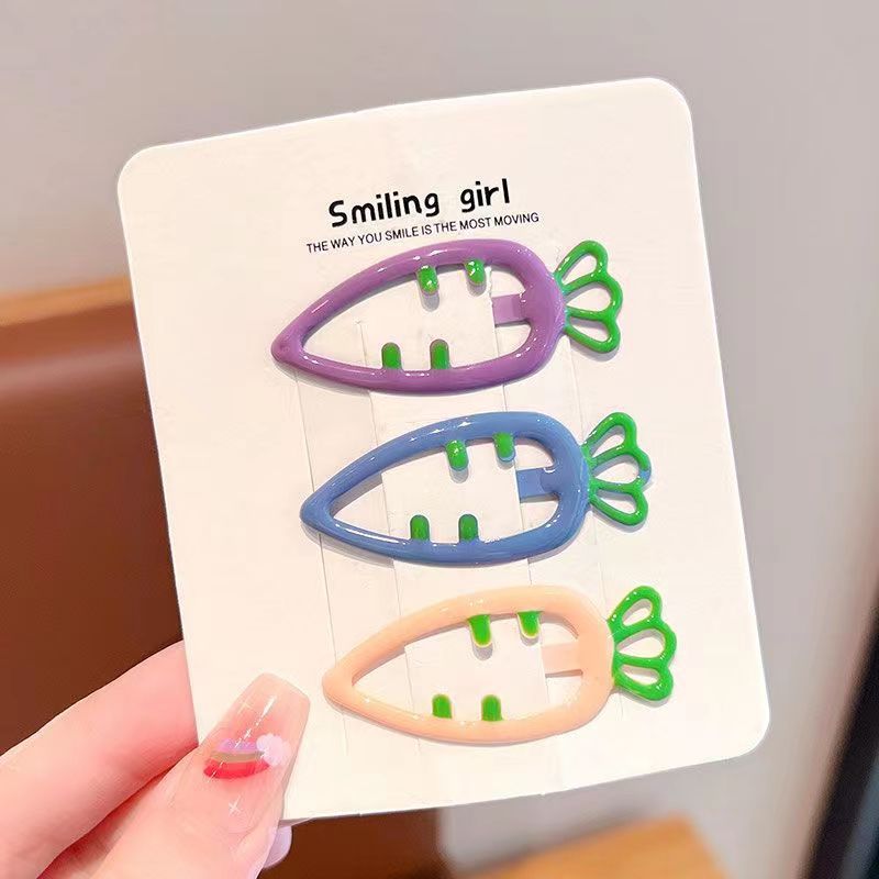 Women's Cute Solid Color Alloy Hair Clip