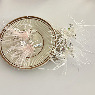 Women's Sweet Solid Color Alloy Hair Clip