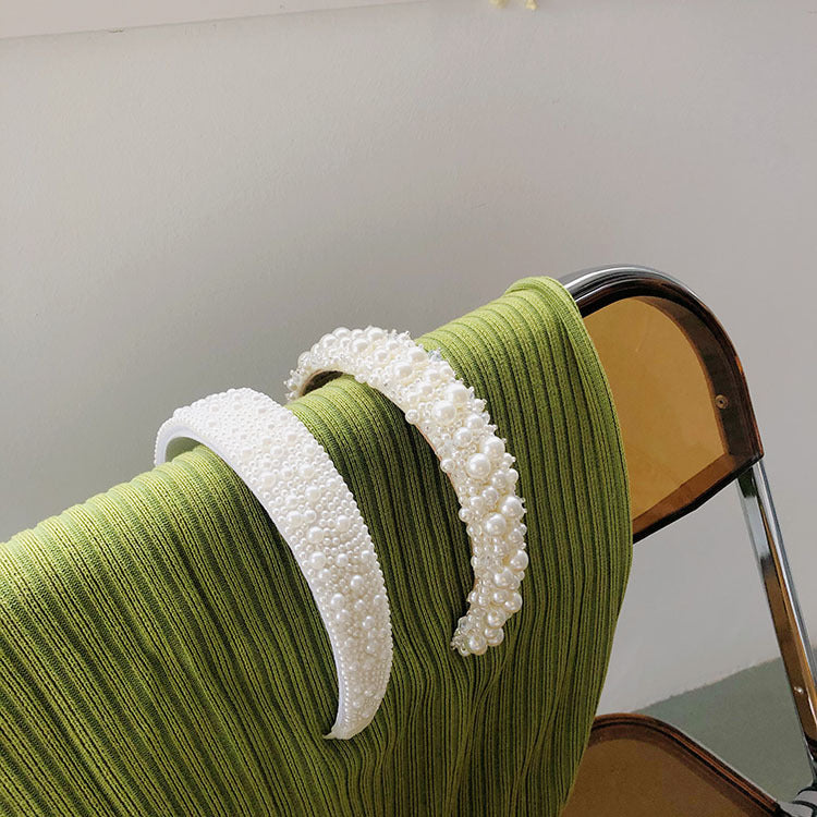 fashion full pearl headband