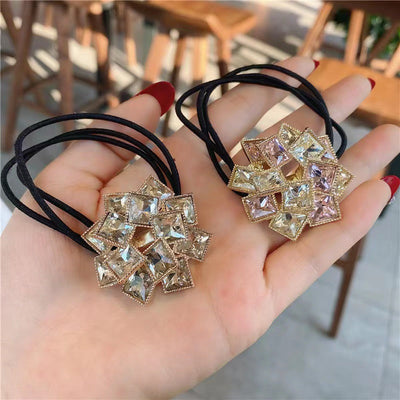 Women's Elegant Geometric Alloy Hair Tie