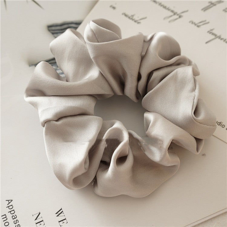 sweet solid color cloth handmade hair tie