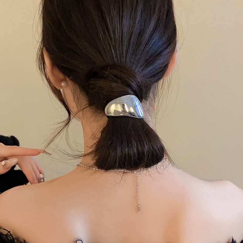 Women's IG Style Simple Style Solid Color Alloy Hair Tie