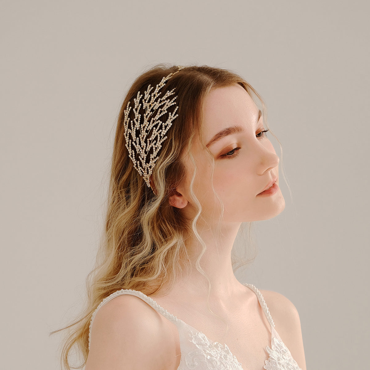 Women's Exaggerated Shiny Geometric Rhinestone Inlay Rhinestones Hair Band