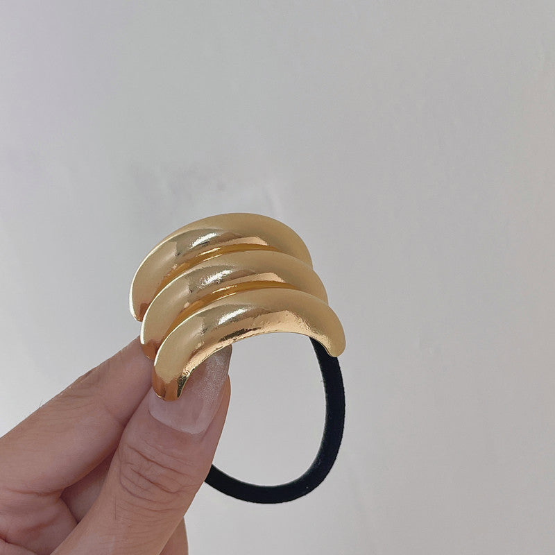 Women's Simple Style Solid Color Knot Bow Knot Alloy Hair Tie