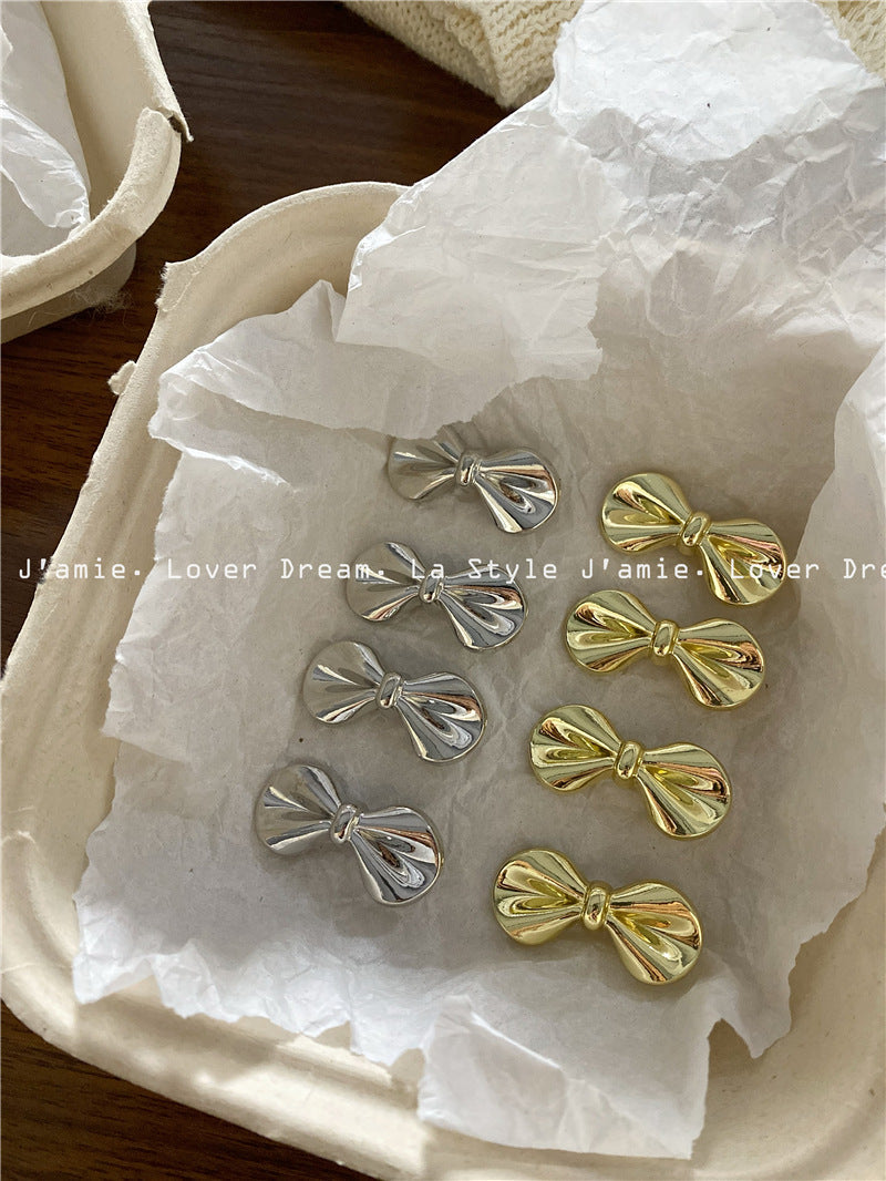 Women's Korean Style IG Style Bow Knot Metal Hair Clip
