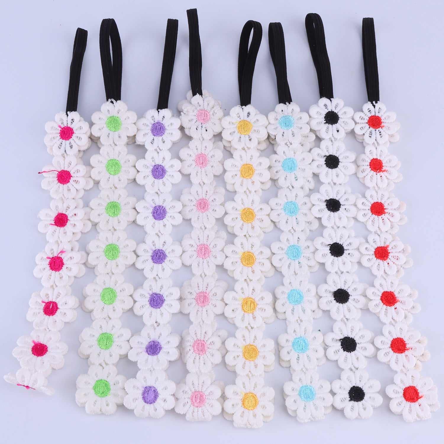 sweet simple style flower cloth hair band