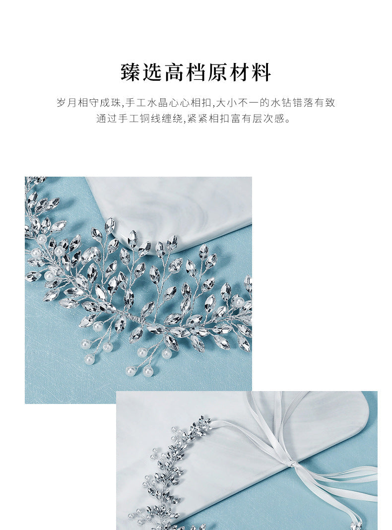 fashion handmade rhinestone headband