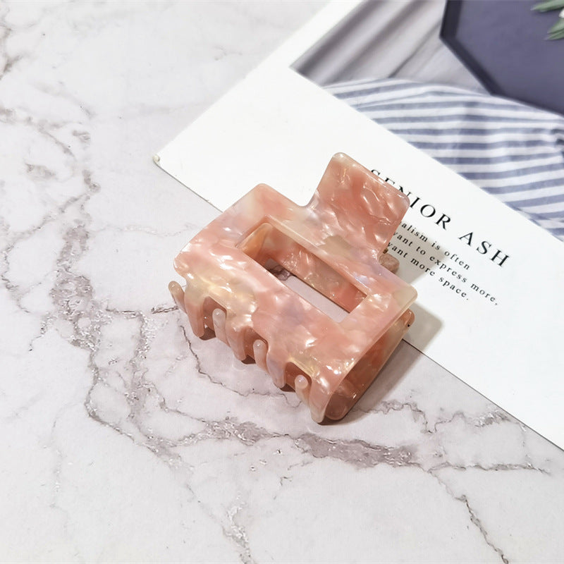 fashion geometric acetic acid sheets stoving varnish hair claws 1 piece