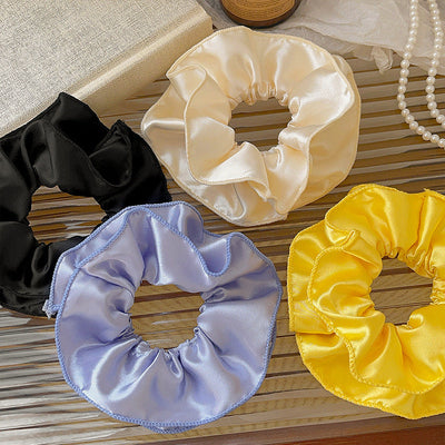 Women's Casual Simple Style Solid Color satin Hair Tie