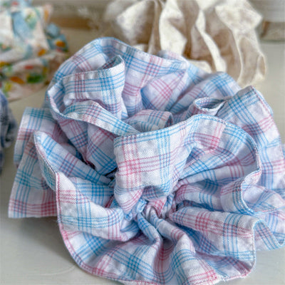 Women's Simple Style Classic Style Color Block Cloth Handmade Hair Tie