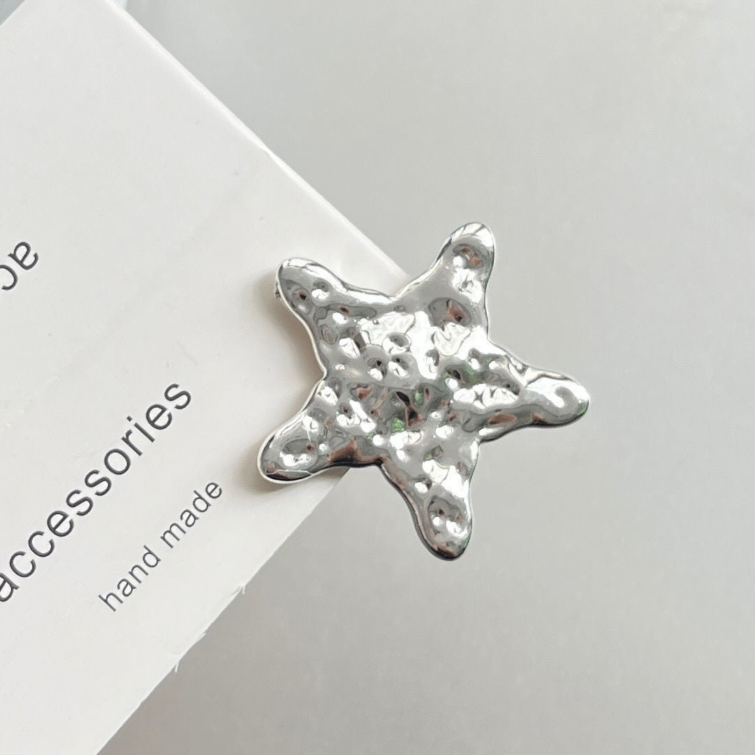 Unisex Casual Simple Style Star Arylic Hair Clip