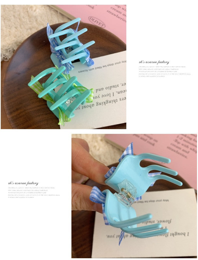 Women's Lady Bow Knot Acetic acid sheets Hair Claws