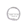 Copper Plating Inlay Geometric Zircon Bracelets