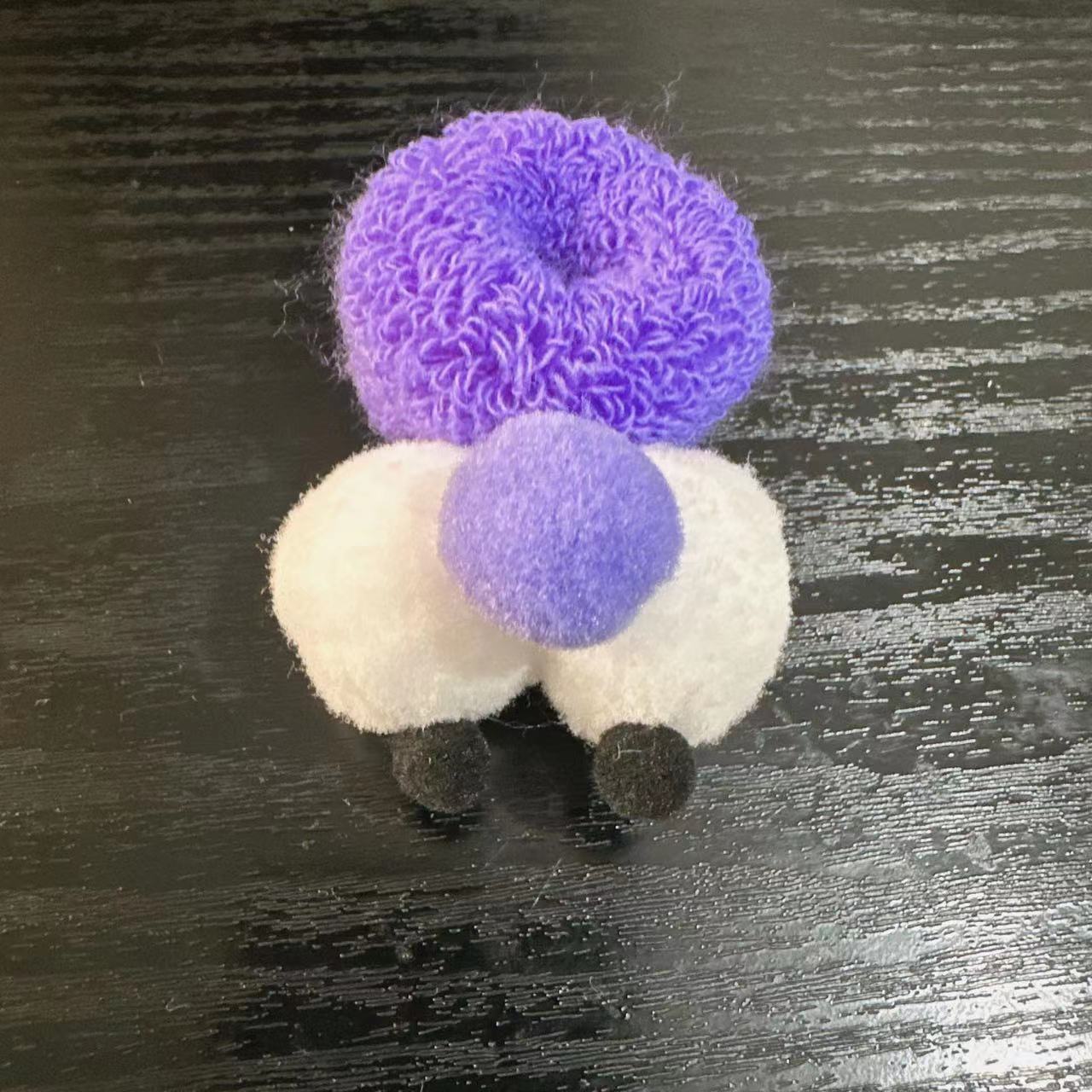 women's cute cartoon cloth hair tie