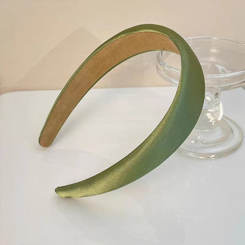 fashion solid color cloth handmade hair band 1 piece