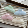 Women's Elegant Solid Color Plastic Hair Claws