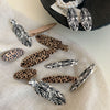 Women's Simple Style Commute Leopard Metal Hair Clip